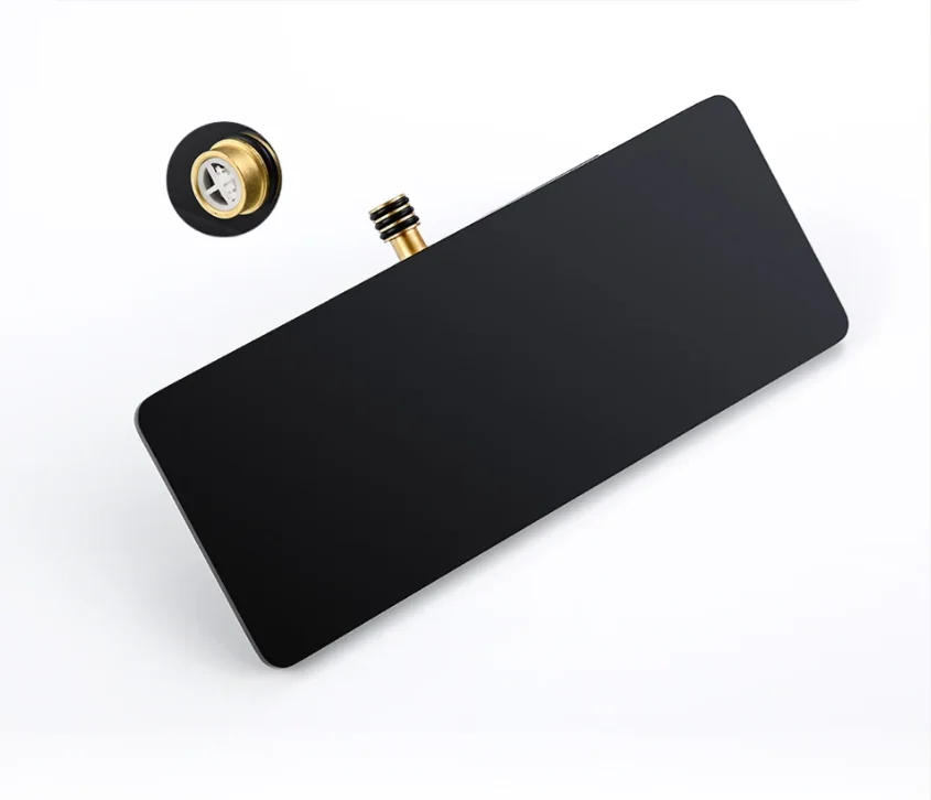 

Настенный смеситель Bagnolux матовый черный латунный