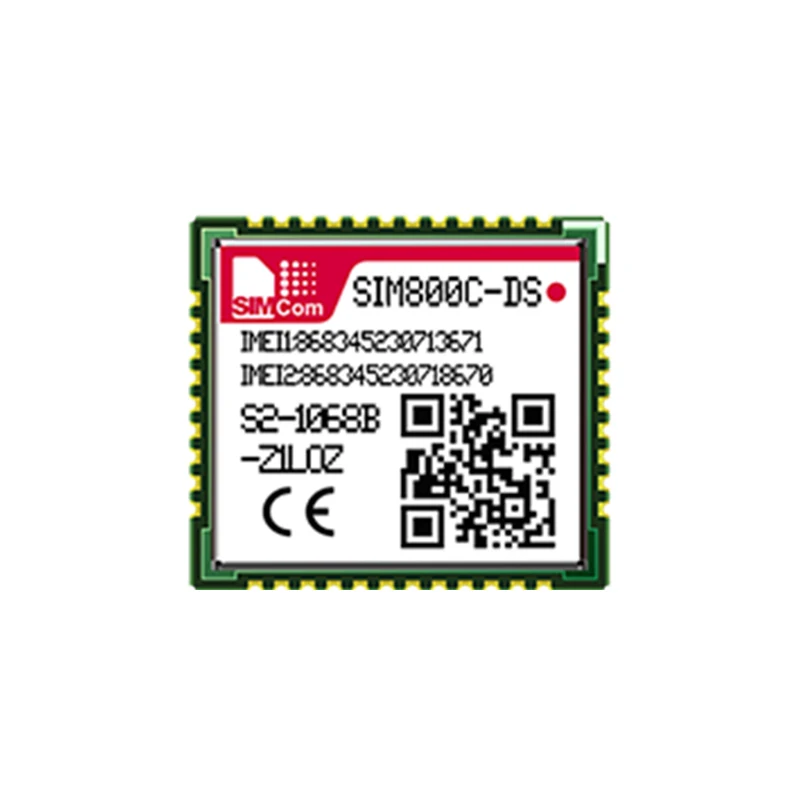 SIMCOM SIM800C-DS 2G LCC + LGA GSM/GPRS модуль Quad-band 850/900/1800/1900MHz IOT беспроводной модуль
