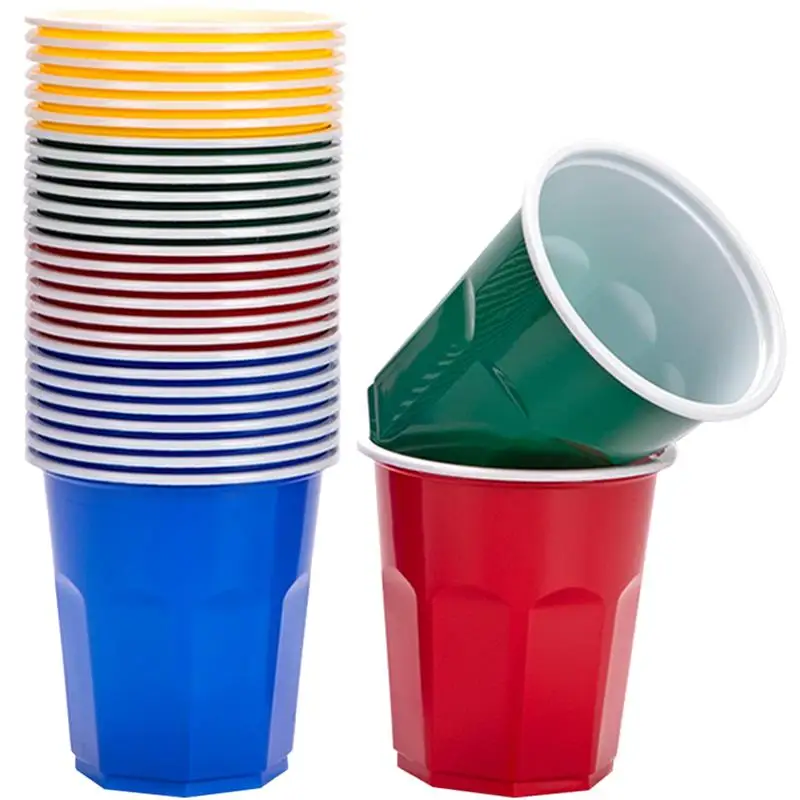 

Convenient Aviation Cups Multi-function Beer 100pcs Cup Use Accessory Beverage Juice Beverage Cups Disposable Color Cups Daily