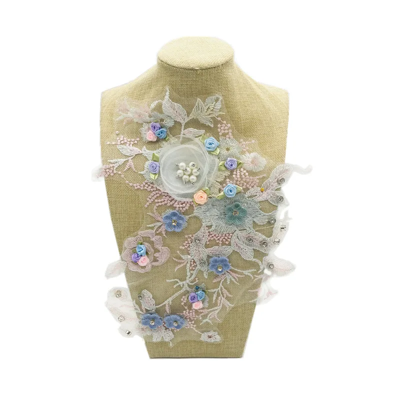 

1 шт. вышитая цветная Тяжелая слива из бисера Цветочная вышивка кружева Цветочная вышивка трехмерный цветок бриллиант цветок вышивка