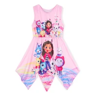 gabbys dollhouse dress kids summer gabby cat clothes baby girls cute lace princess dress toddler girls birthday party dresses