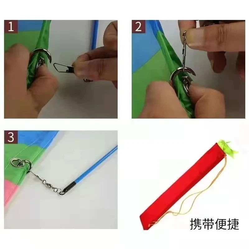 10M Silk Peacock Ribbon Dragon Dance Poles Costume Outdoor traditional dress Carnival  Square Performance Halloween Toys Party
