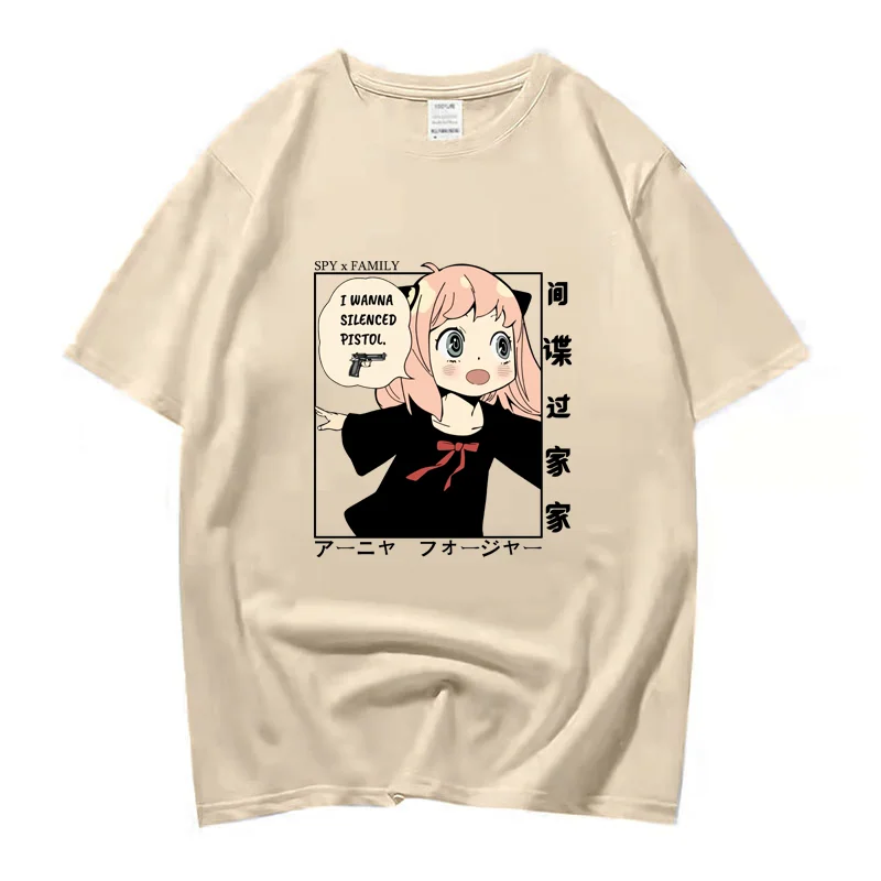 

Anime Spy X Family Anya Forger T Shirt Men Women Harajuku Casual Short Sleeve T Shirt Unisex Fashion T Shirt Streetwear