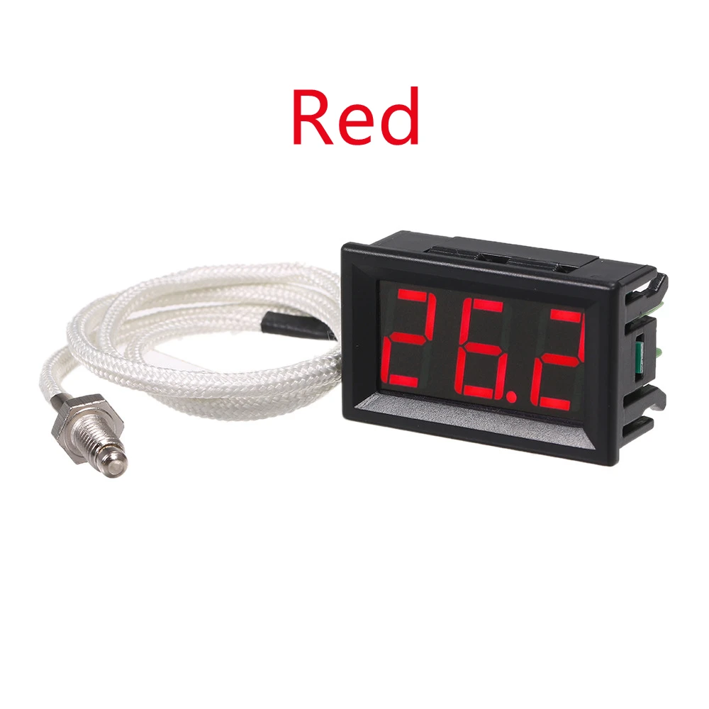 

Промышленный термометр RUIBOZHI K-типа 12В -30~800°C