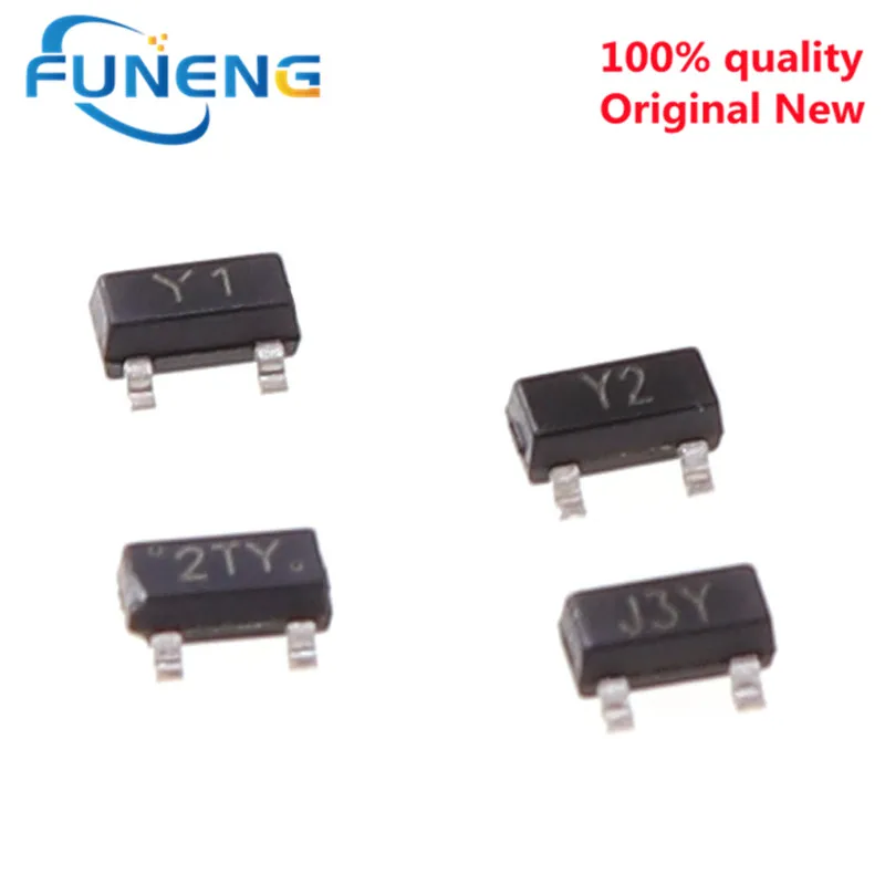 

100PCS S8050 J3Y SOT-23 S8050 SMD transistor new and original