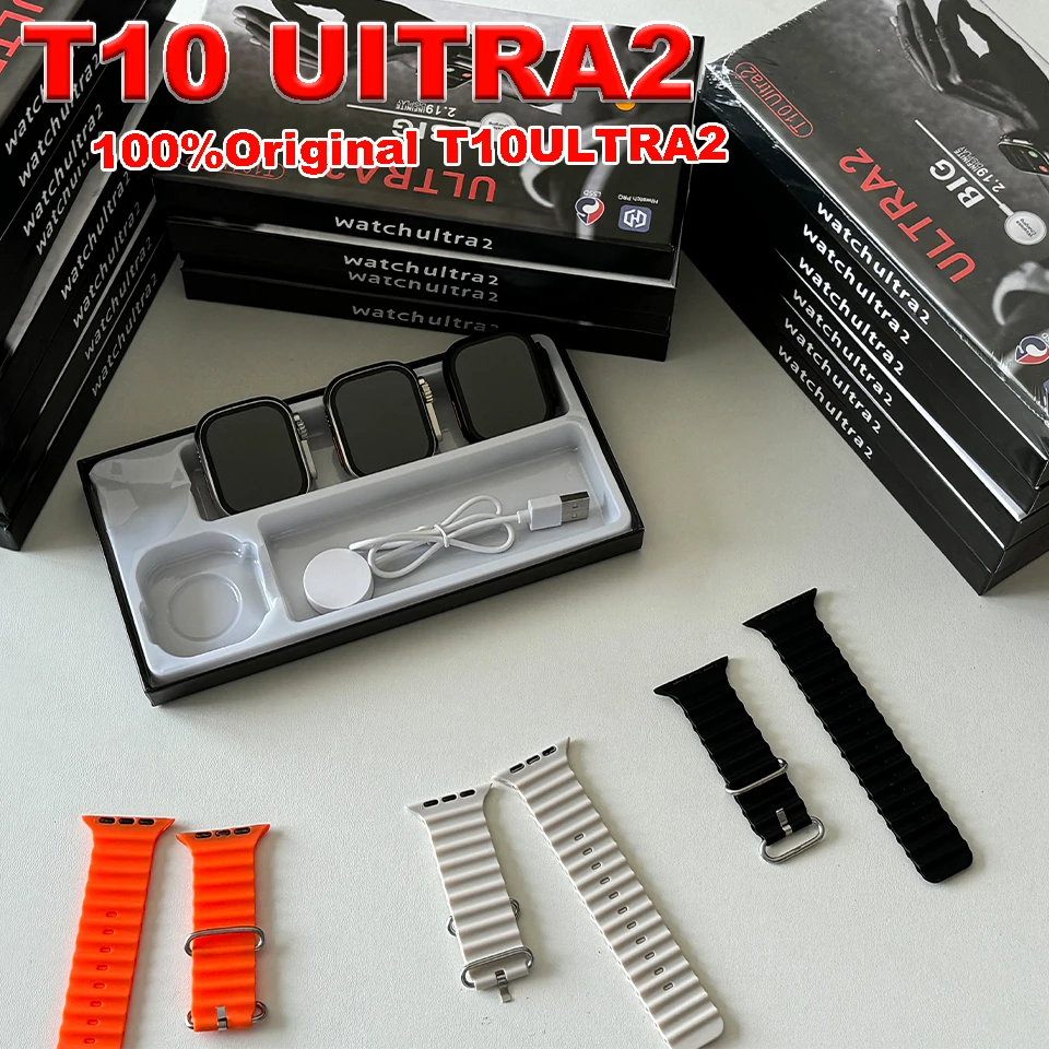 Смарт-часы T10 U2 Watch Ultra IWO NFC Smartwatch Series 9 Bluetooth Call 2 2-дюймовые
