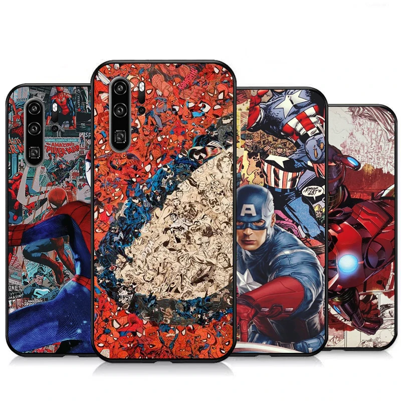 

Marvel Spiderman Iron Man Phone Cases For Huawei Honor P Smart Z P Smart 2019 Huawei Honor P Smart 2020 Cases Soft TPU