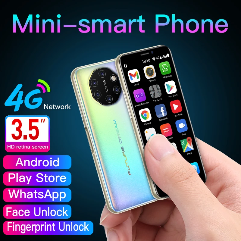 SOYES S10I 4G 3.5" Mini Smartphone MTK6737 Quad Core Android 6.0 5MP HD Camera Google play 3GB RAM 32GB/64GB ROM PK XS11XS12