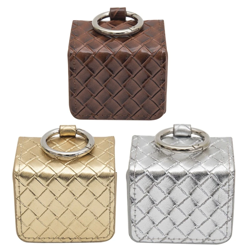 

Mini Golf Protective Bag PU Leather Ball Bag Nail Seat Bag for Men Women