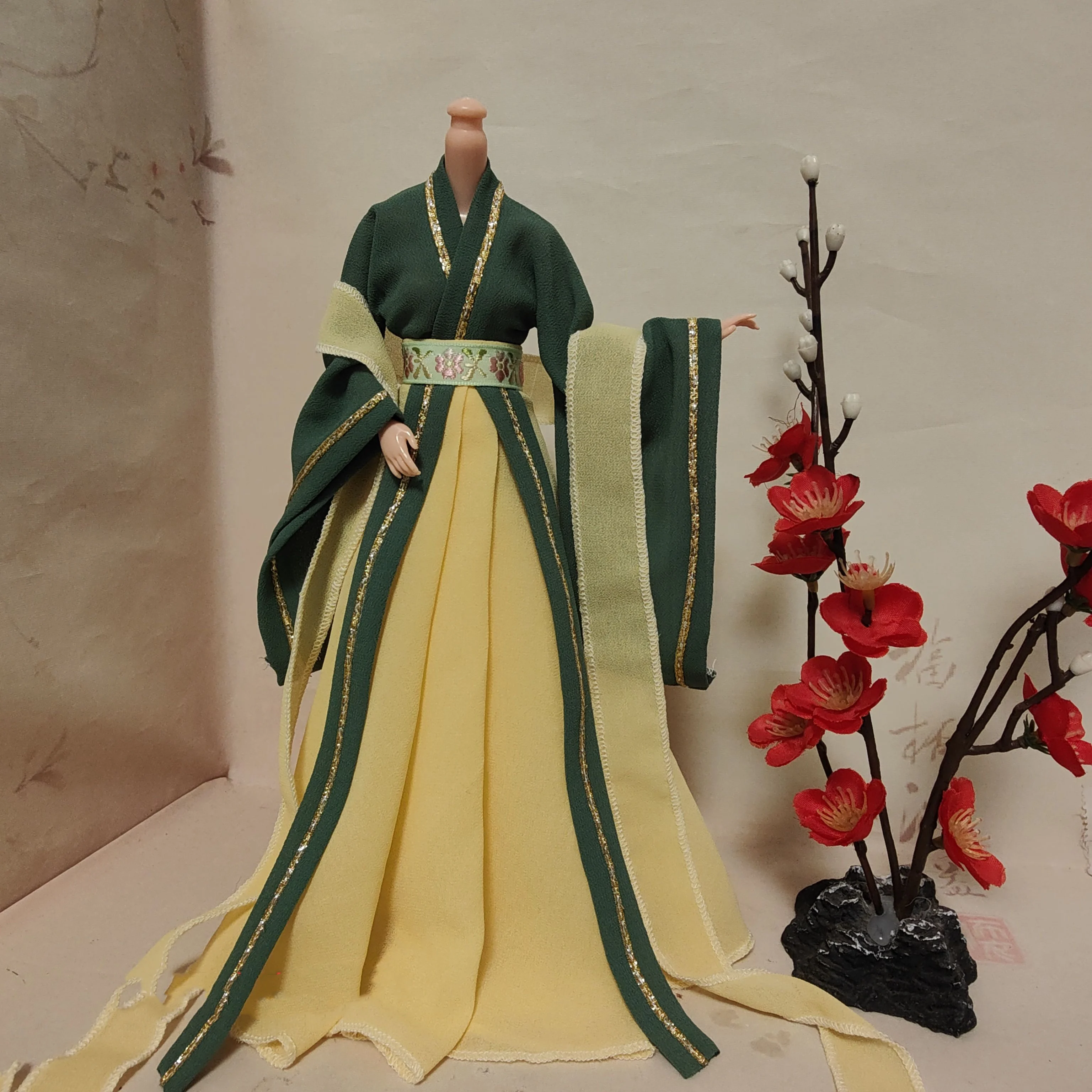 Масштаб 1/6 кукла BJD одежда древний костюм халат ханьфу платье феи для BJD/SD YOSD Blyth Barbi