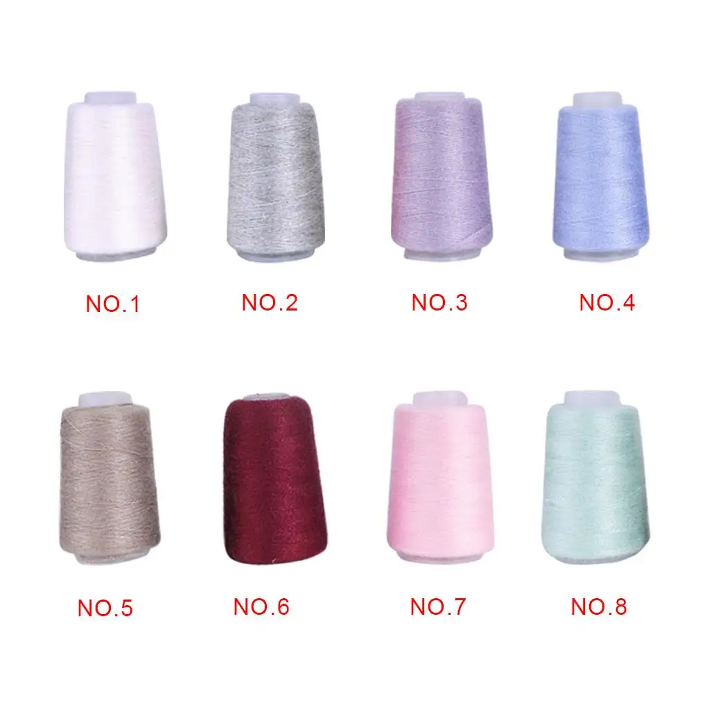 

10pcs 20g/roll Knitting Scarf Yarn Soft Thin Plush Hand Crochet Thread Sewing DIY Winter Shawl Yarn