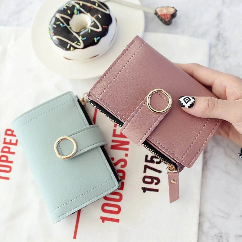 

Women Wallets Small Fashion Leather Purse Women Ladies Card Bag For Women 2023 Clutch Women Female Purse Money Clip Wallet