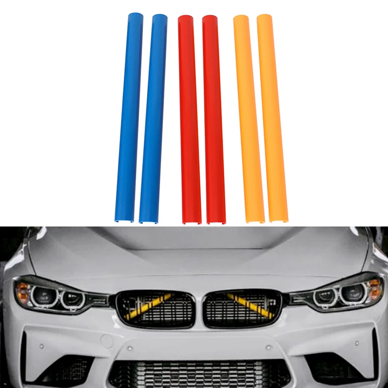 

2Pcs Front Grille Trim Strips for BMW F10 F11 F02 F30 F32 F44 Series Car Sport Styling Decoration Cover Frame F20 F21 F22 F23