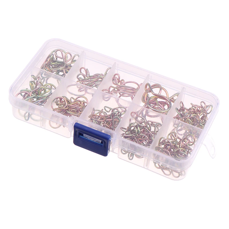 126 шт./коробка пружинные зажимы 5 мм-14