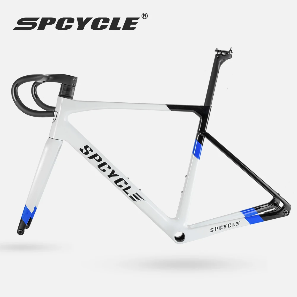 Spcycle 2022 дисковый тормоз карбоновая рама для дорожного велосипеда 700C полностью