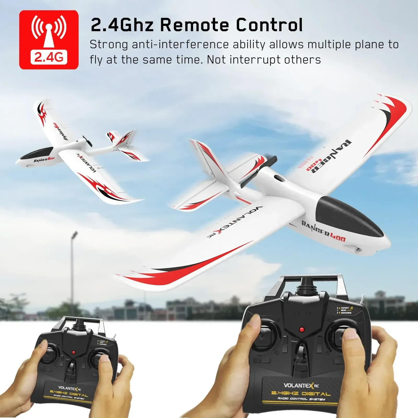 

RC Airplane 2.4G 3 Channel Gyro RC Plane Glider EPP Trainer Warbird Fixed Wing RTF One-Key U Turn Aircraft Dron Children Toys