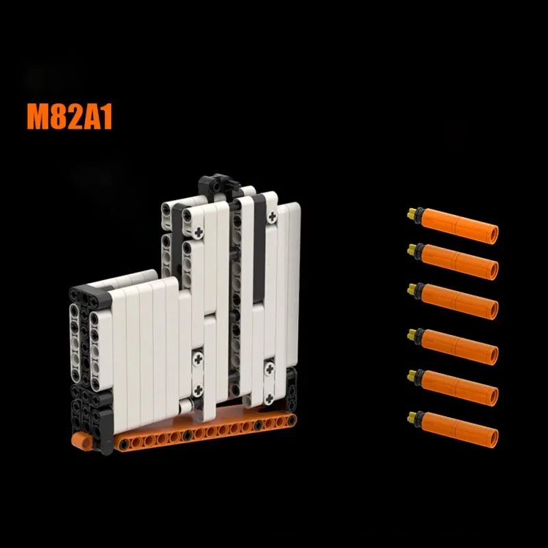 MOC CSGO Barrett II оружие Simov может запустить игрушку строительный блок пистолет