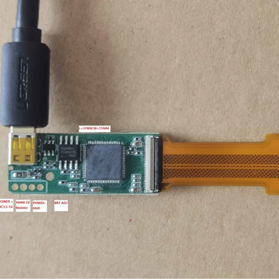 0.5 inch OLED1280X960 microdisplay AV/HDMI interface night vision thermal imaging AR display ECX337A