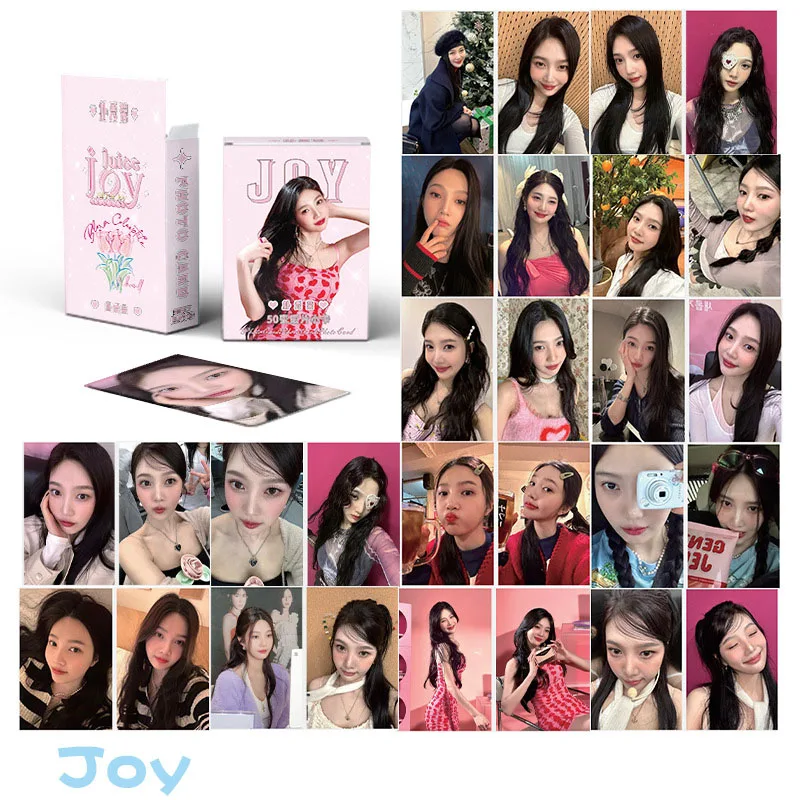 50 шт./компл. Irene Joy лазерные ломо-карты двухсторонние модные фотокарточки для