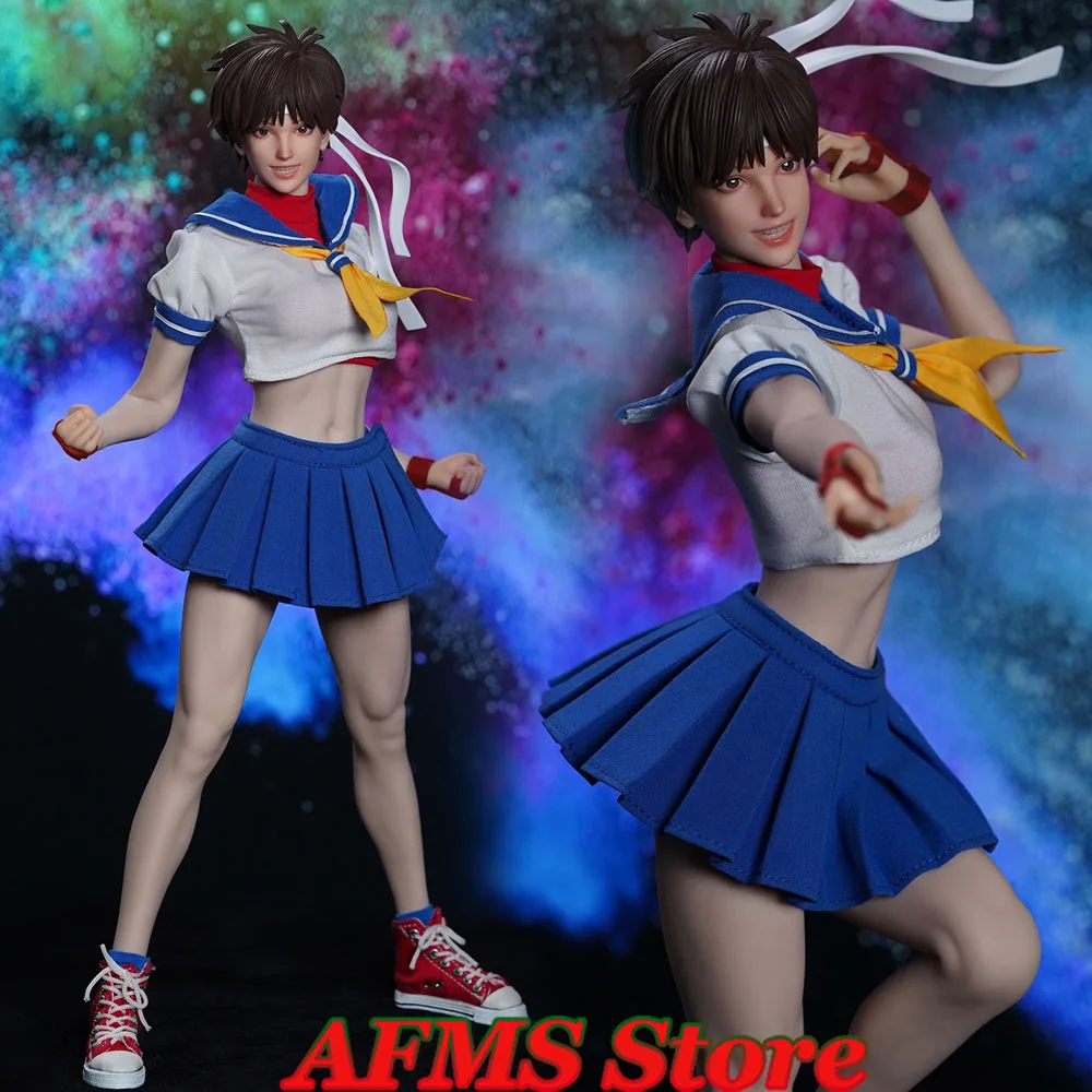 Супер утка набор 076 1/6 уличные боксеры Сакура Касугано голова Лепка комплект