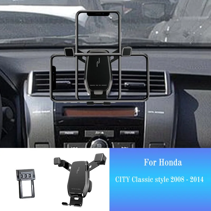 

Car Mobile Phone Holder for Honda City 2008-2014 Car Bracket GPS Stand 360 Degree Rotatable Support Auto Accessories