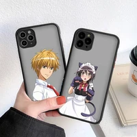 anime maid sama kaichou wa phone case for iphone 13 12 11 8 7 plus mini x xs xr pro max matte transparent cover