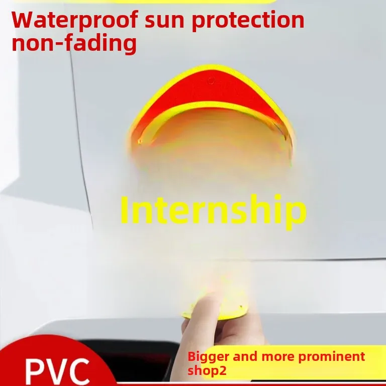 Автомобильный магнитный знак для практики наклейка несухой клей лазерная