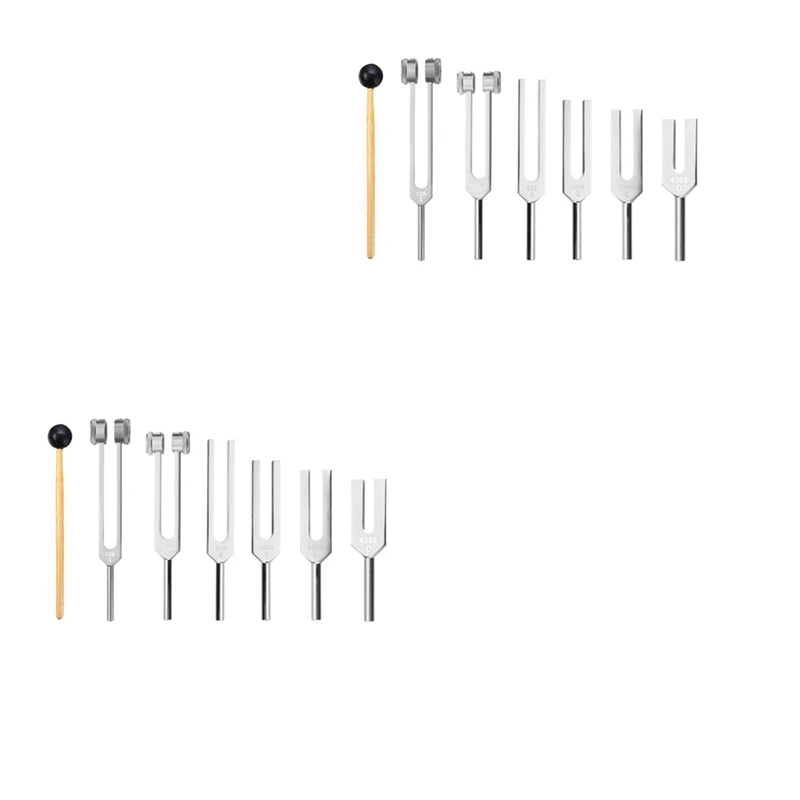 

12 шт., 128 Гц, 256 Гц, 512 Гц, 1024 Гц, 2048 Гц, 4096 Гц