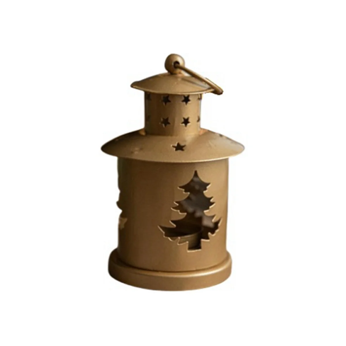 Рождественский винтажный подсвечник железная художественная кабина