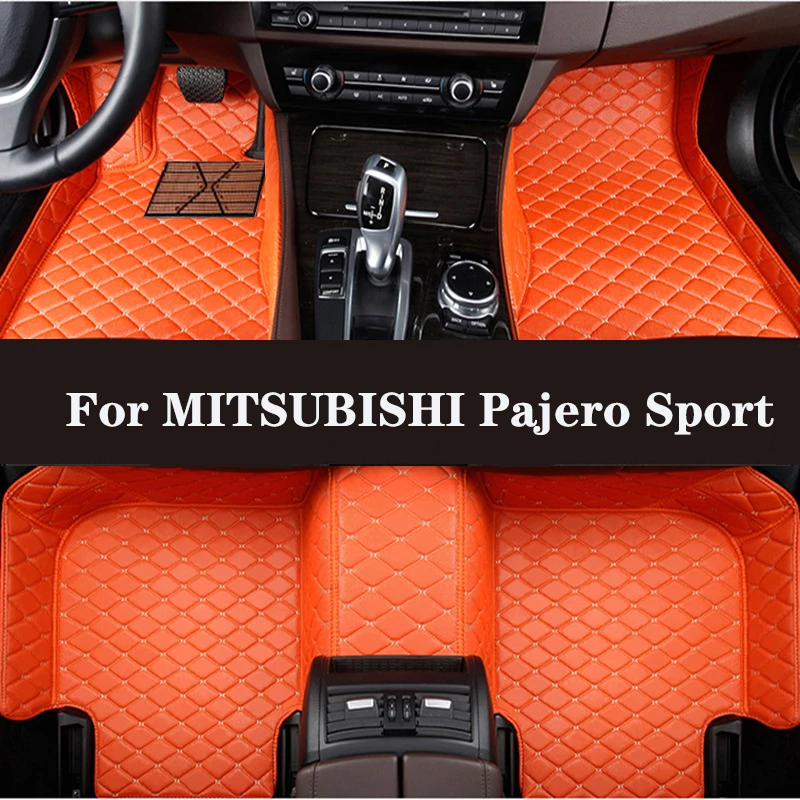 

HLFNTF Full surround custom car floor mat For MITSUBISHI Pajero Sport 2016-2018 car parts car accessories Automotive interior