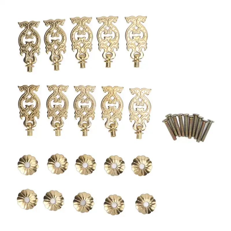 

Antique Handle Brass Material Antique Drawer Handle with Screws for Cabinet Doors for Drawers