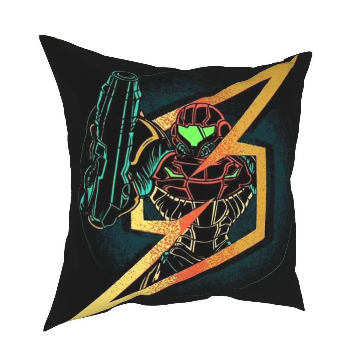 Samus Metroid Da Vinci 16 Подушка Чехол Наволочка розовое золото украшение домашняя подушка