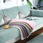 1 шт. модный защитный чехол для дивана для гостиной, однотонный эластичный диван, подушка, коврик, чехлы для кушетки, утолщенное плюшевое полотенце для дивана на стул
