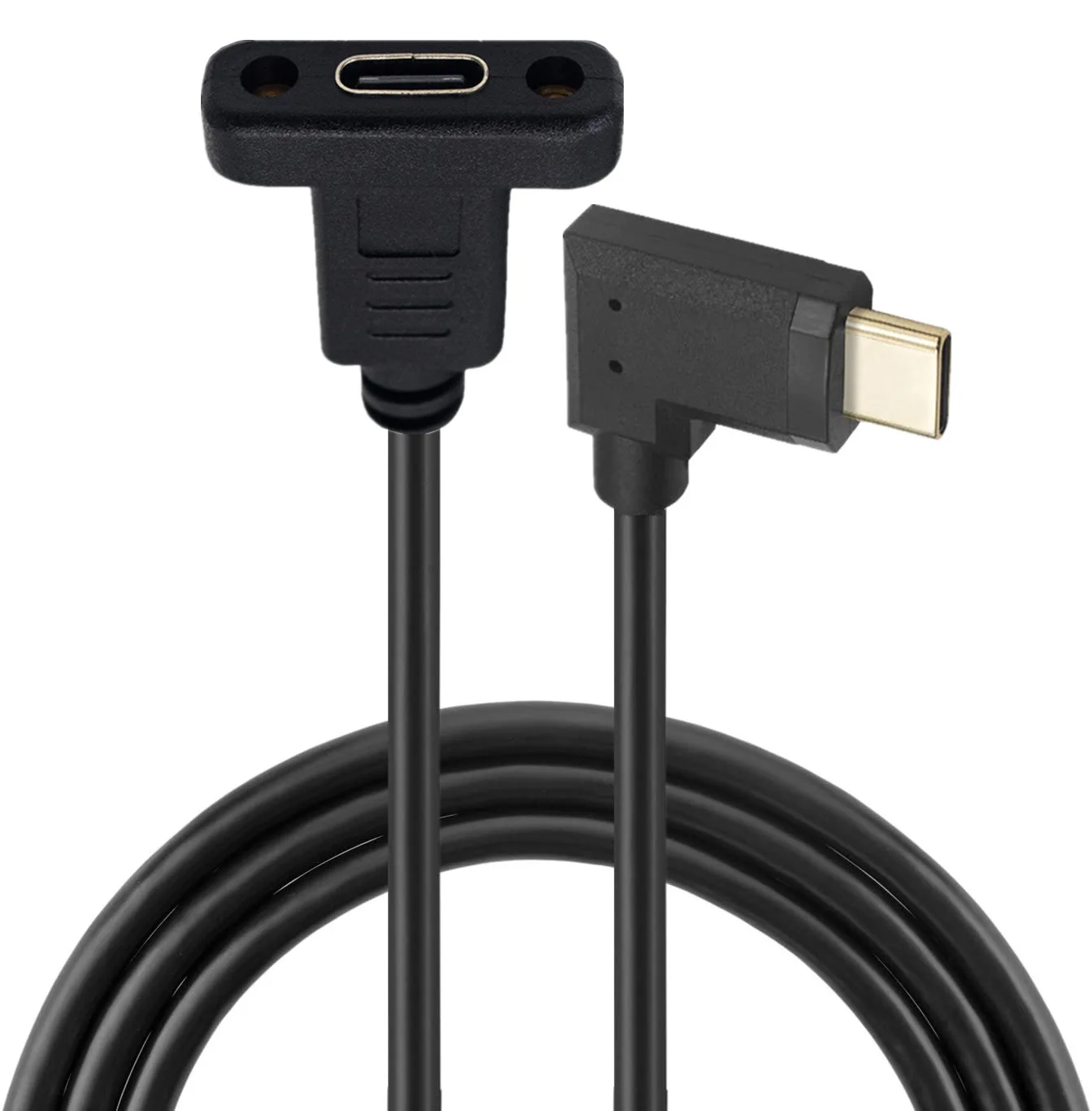 

Удлинительный кабель USB 3. 0 Type-C «Папа-мама» с магнитными отверстиями 10 Гбит/с позолоченный угловой патрубок 90 градусов