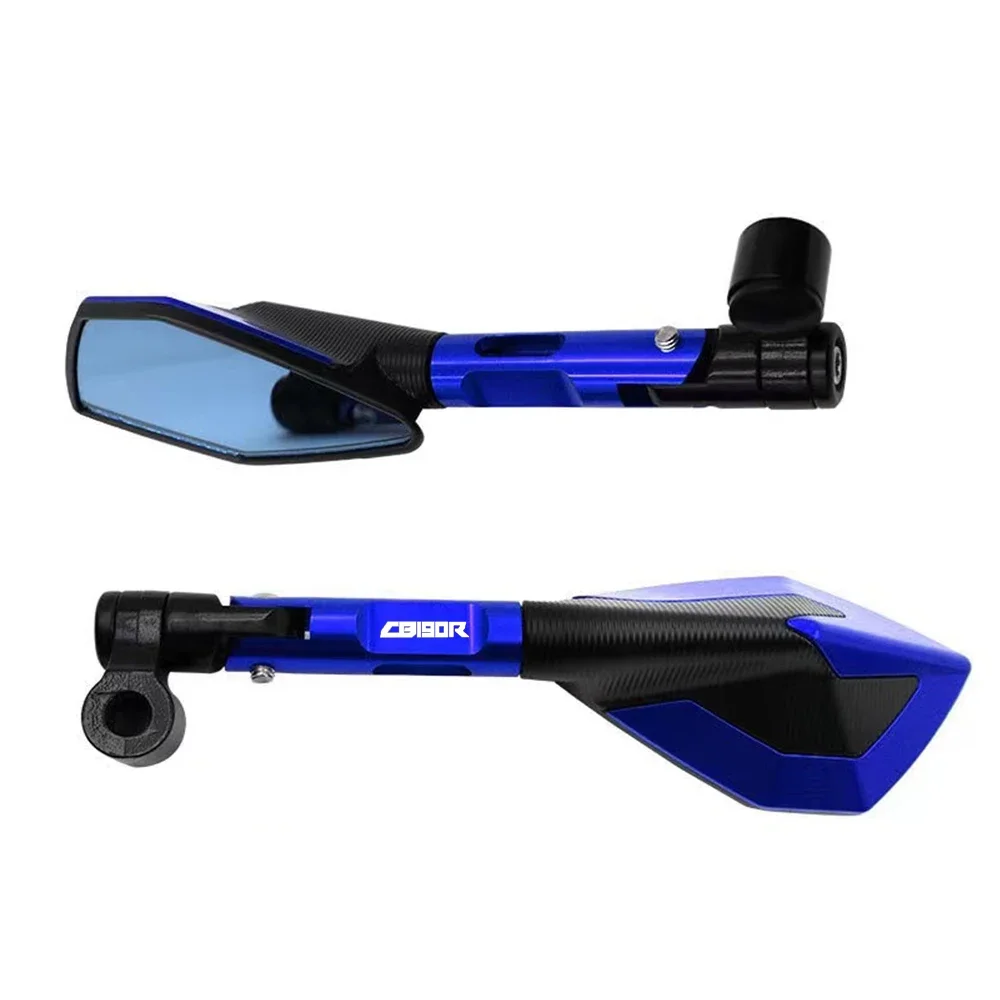Универсальные Мотоциклетные аксессуары CNC алюминиевые синие линзы боковое