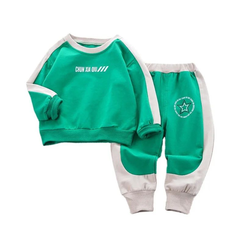 

New Spring Autumn Baby Girl Clothes Children Boys Fashion Cotton T-Shirt Pants 2Pcs/Sets Toddler Casual Costume Kids Tracksuits