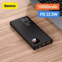 baseus power bank 10000mah 22 5w pd fast charging powerbank portable battery quick charge for iphone 13 poverbank