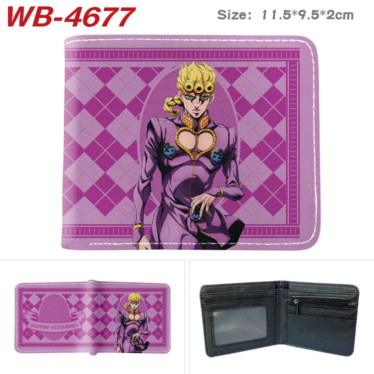 E-Mell JoJos Bizarre Adventure Stone Ocean Jolyne Cujoh Costello Foo Fighters Weather Report Zip Wallet