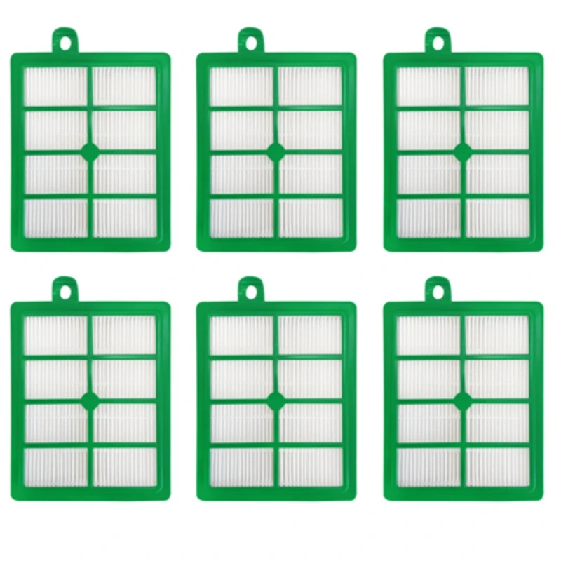 

6Pcs HEPA Filter For FC8760 FC8764 FC8766 FC8767 Vacuum Cleaner Outlet Filters Replacement Parts Accessories