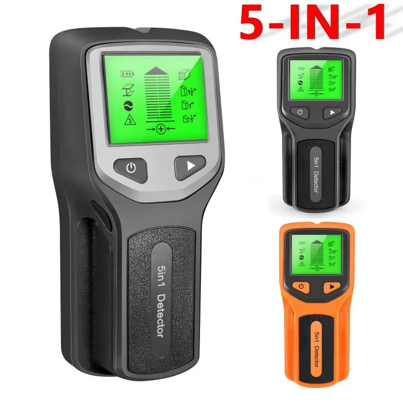 

5 IN 1 Digital Metal Detector Profession Wall Scanner AC Wood Wall Stud Finder Conceal Wiring Detector Wall Cable Search Testers