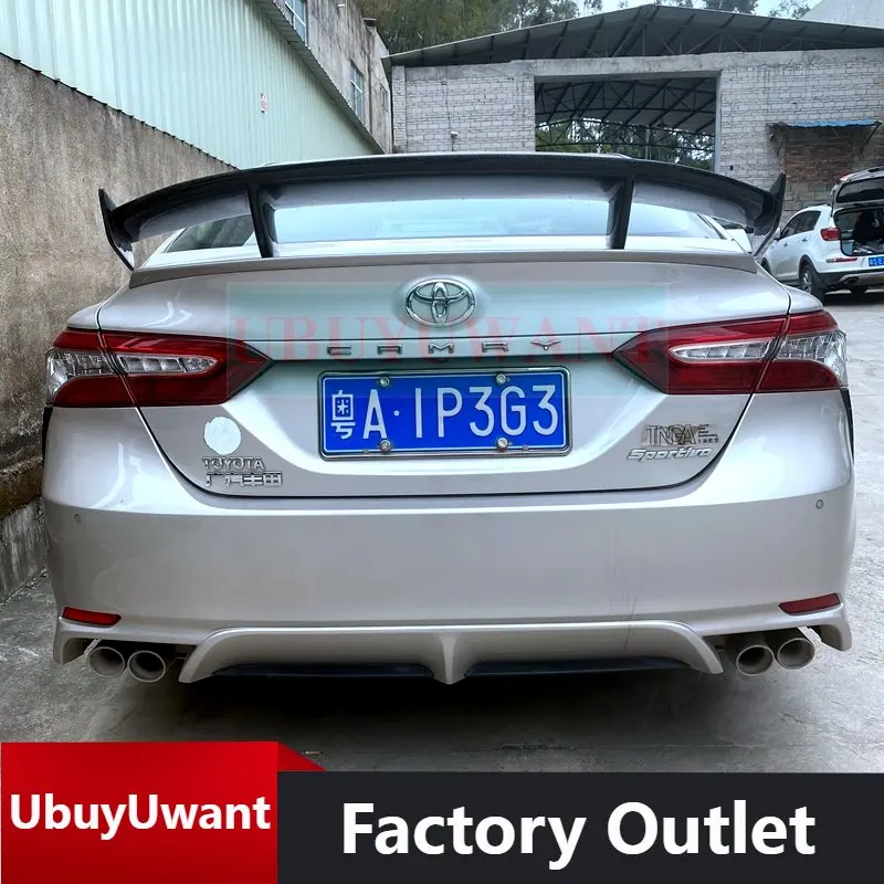

Fit For Toyota Camry Spoiler 2017 2018 2019 2020 Car High Quality Carbon Fiber Material Rear Wing Spoiler
