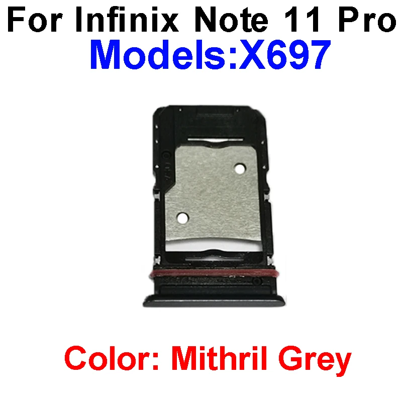 Лоток для SIM-карты Infinix Note 11 Pro 11s 12 G96 X697 X663B X698 X663C X663D X670 адаптер устройства чтения