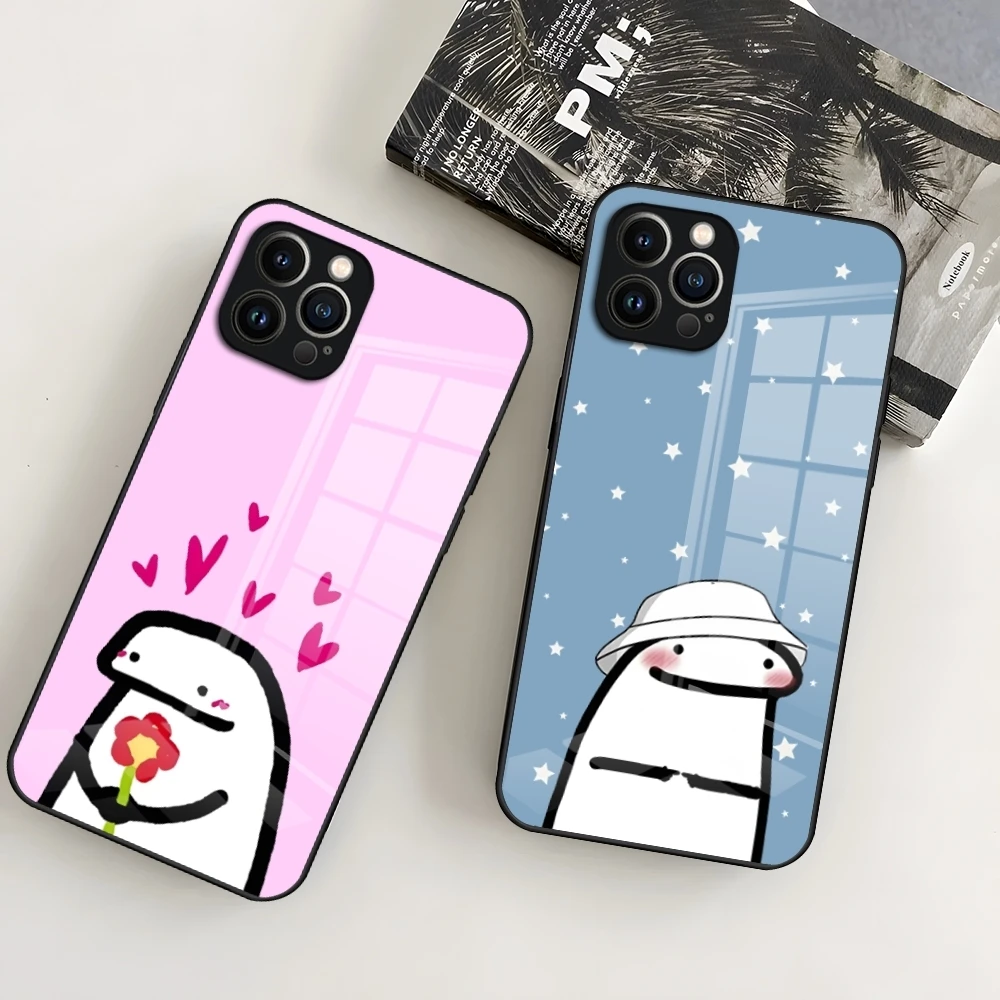 Чехол для телефона Stickerman Flork IPhone 15 Pro 16 14 13 12 11 Mini X XS XR Max 6 8 Plus SE 2024 стеклянный дизайн