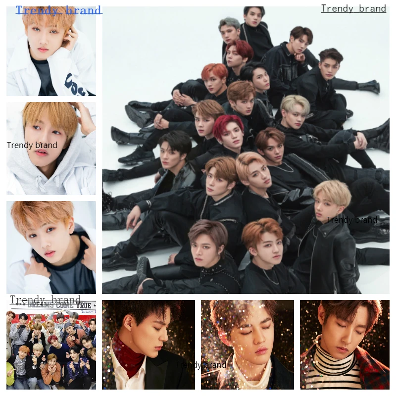 

NCT KPOP Posters Rock Music Canvas Painting Art Nordic Posters and Prints Wall Pictures for Living Room Decoration Frameless