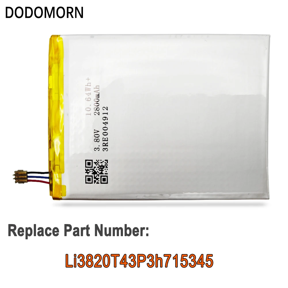 Фото DODOMORN Li3820T43P3h715345 Аккумулятор для ZTE Grand S Flex MF910 MF910S MF910L MF920 MF920S MF920W MEGAFON MR150-2-5 MTC 835F №2