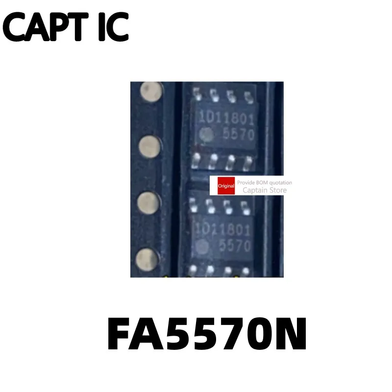 Шелкотрафаретная печать FA5570 FA5570N 5570 SOP8, упаковка, чип управления питанием переменного/постоянного тока, 1 шт.