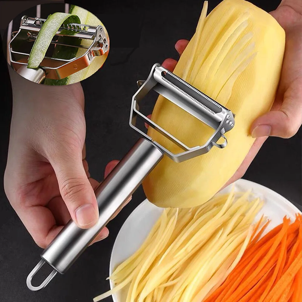 

Cabbage Shredder Stainless Steel Vegetable Peeler Cutter Wide Mouth Fruit Salad Potato Graters Knife Cooking Kitchen Gadgets