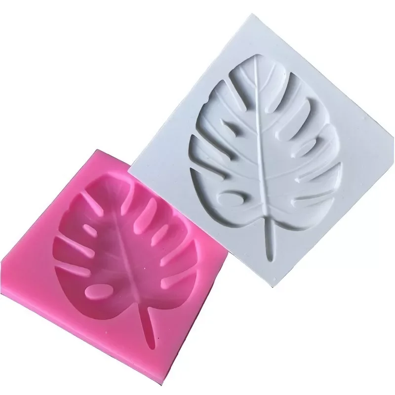 

2022 Silicone Cake Molds Leaves Shaped Stencil Polymer Clay Tools Cake Decorating