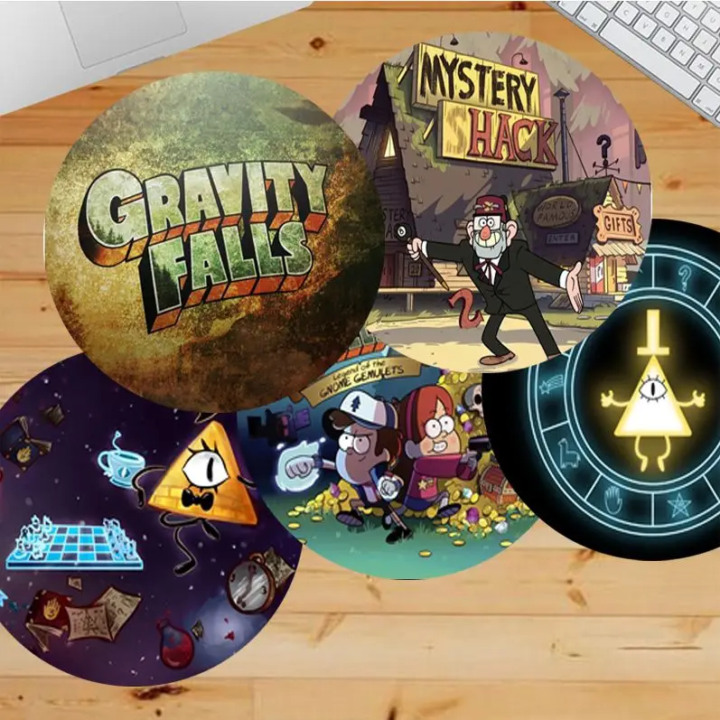 

Disney Gravity Falls Non-slip Round Promotion Table Mat Student Mousepad Computer Keyboard Pad Games Pad Padmouse Desk Play Mats
