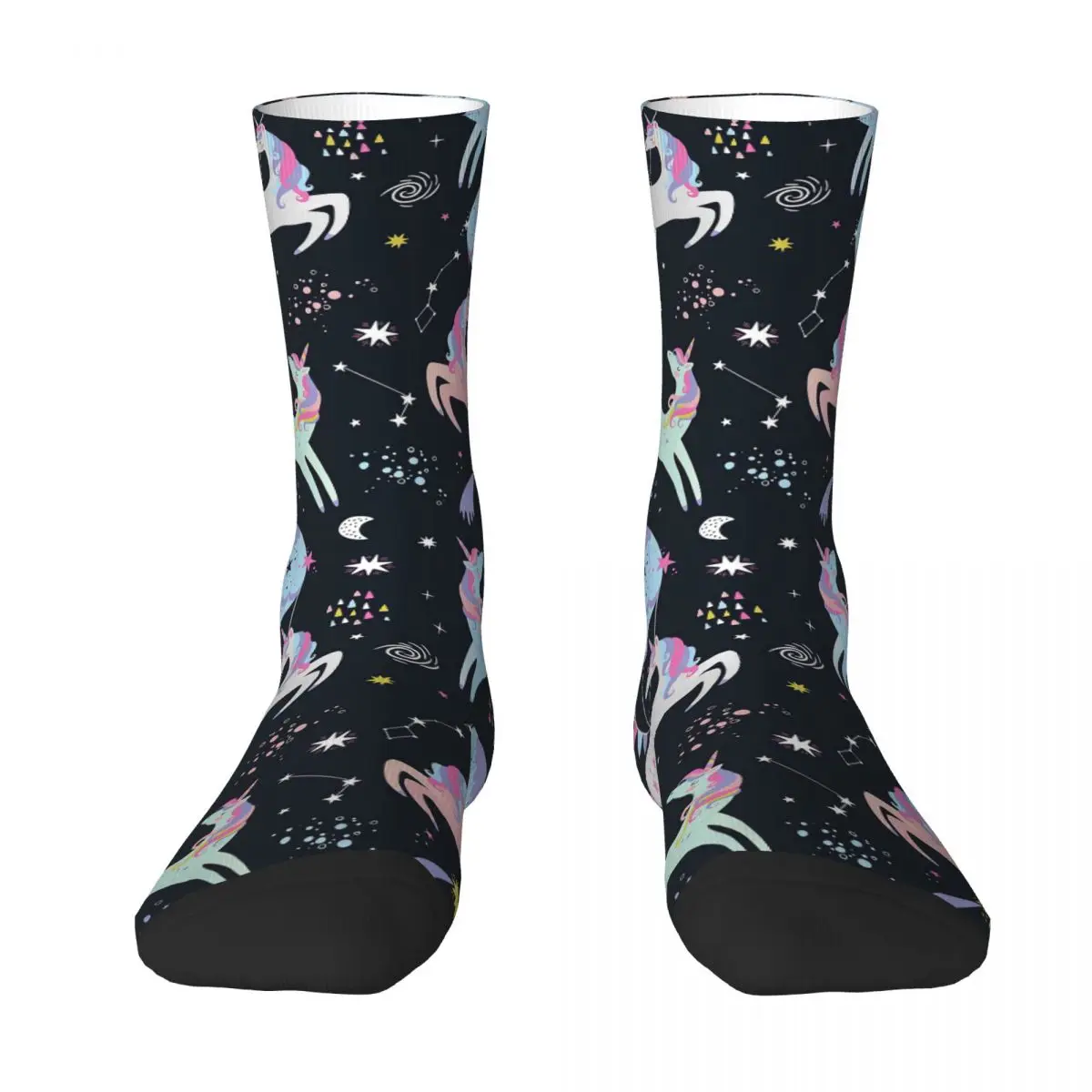 Childish Seamless Pattern With Unicorns Adult Socks,Unisex socks,men Socks women Socks